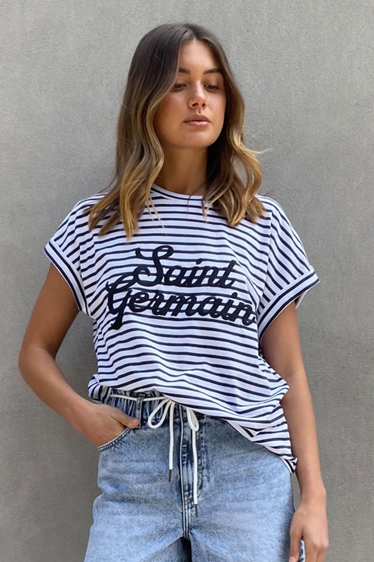 [TEST] Saint Germain Embroidered Tee