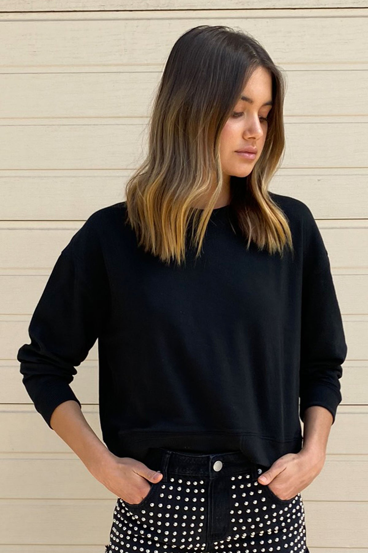 [TEST] Morgan Cropped Sweat