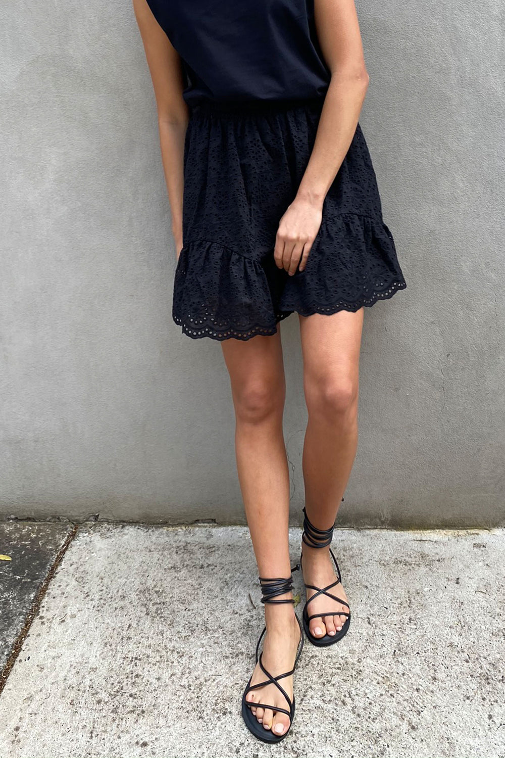 [TEST] Penny Broderie Mini Skirt
