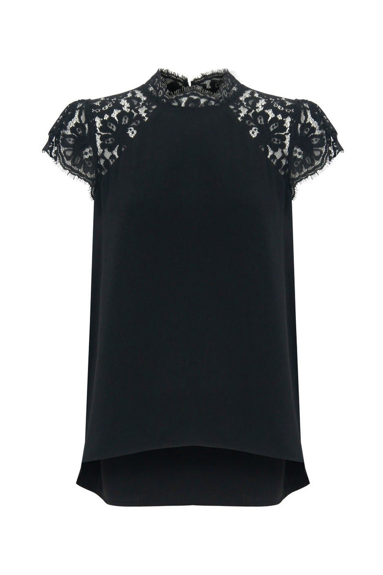 [TEST] Willow Lace Frill Sleeve Top