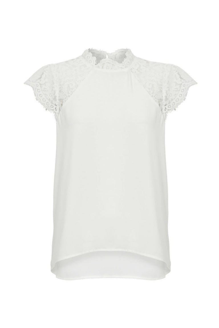 [TEST] Willow Lace Frill Sleeve Top