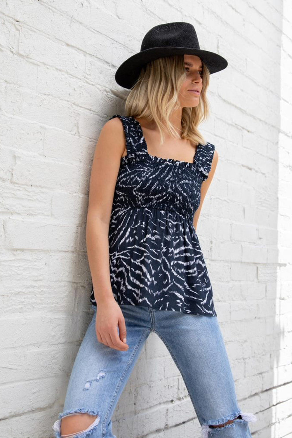 [TEST] Erin Shirred Cami