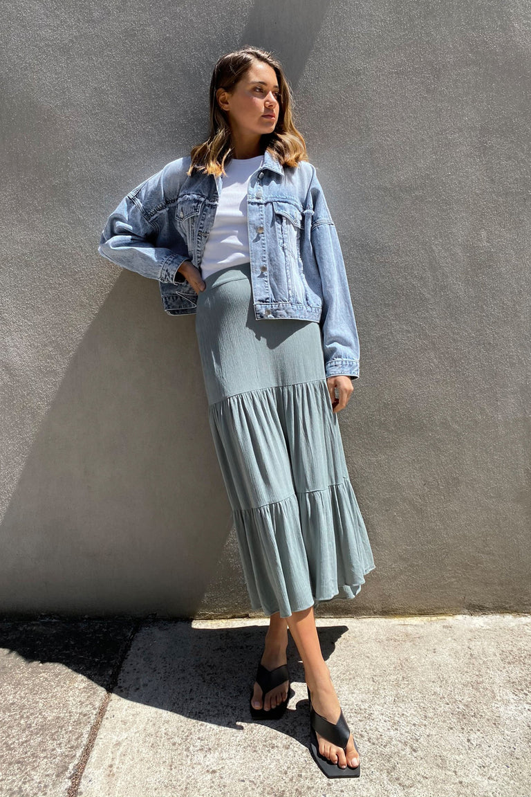 [TEST] Alice Crinkle Maxi Skirt