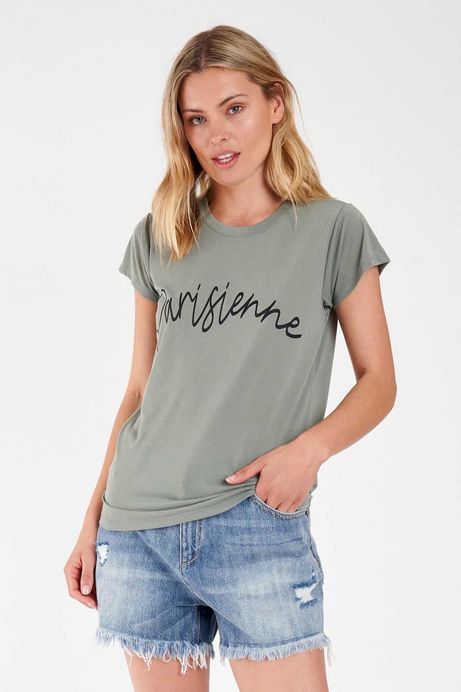[TEST] Parisienne Script Tee