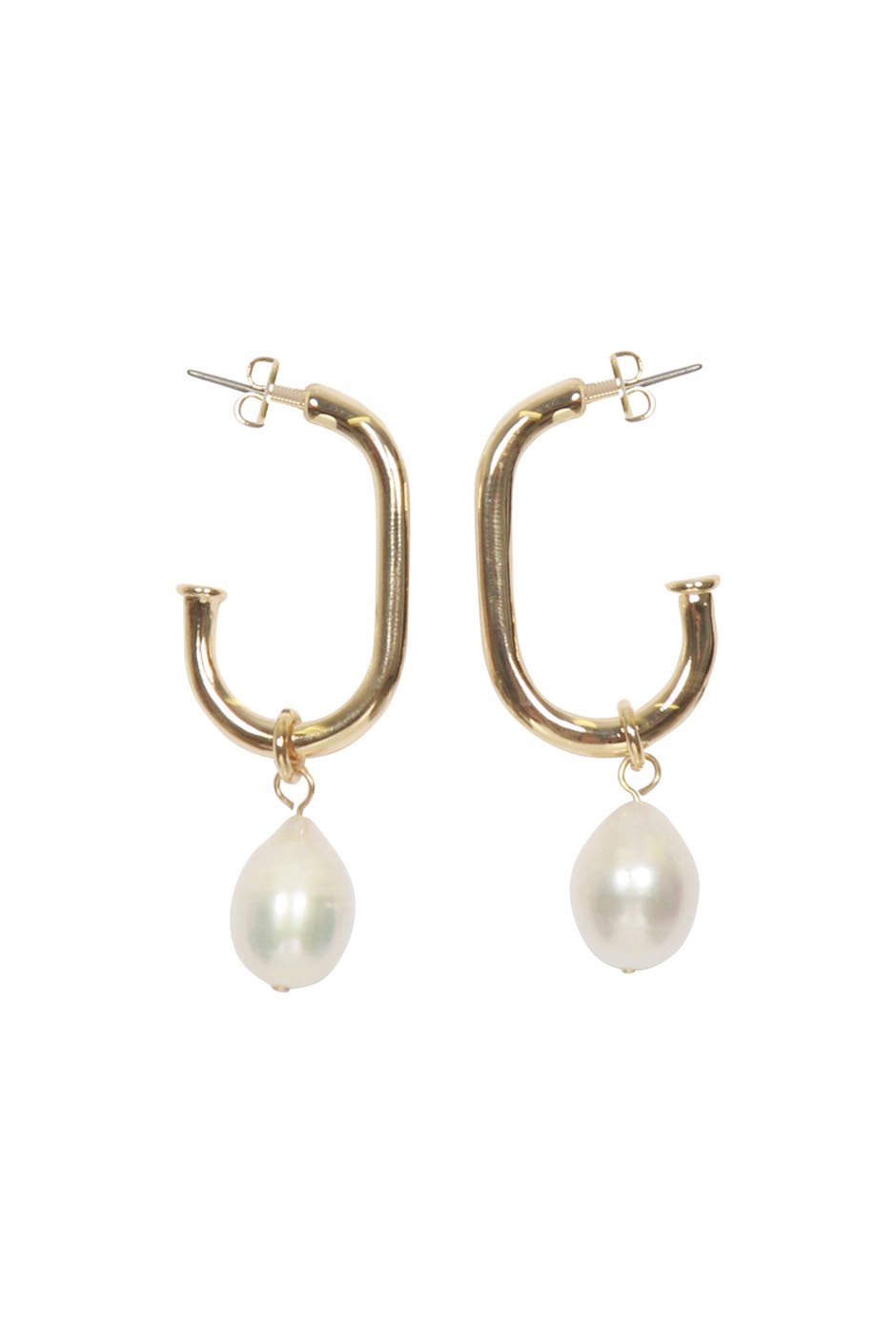 [TEST] Yamin Pearl Hoop Earrings