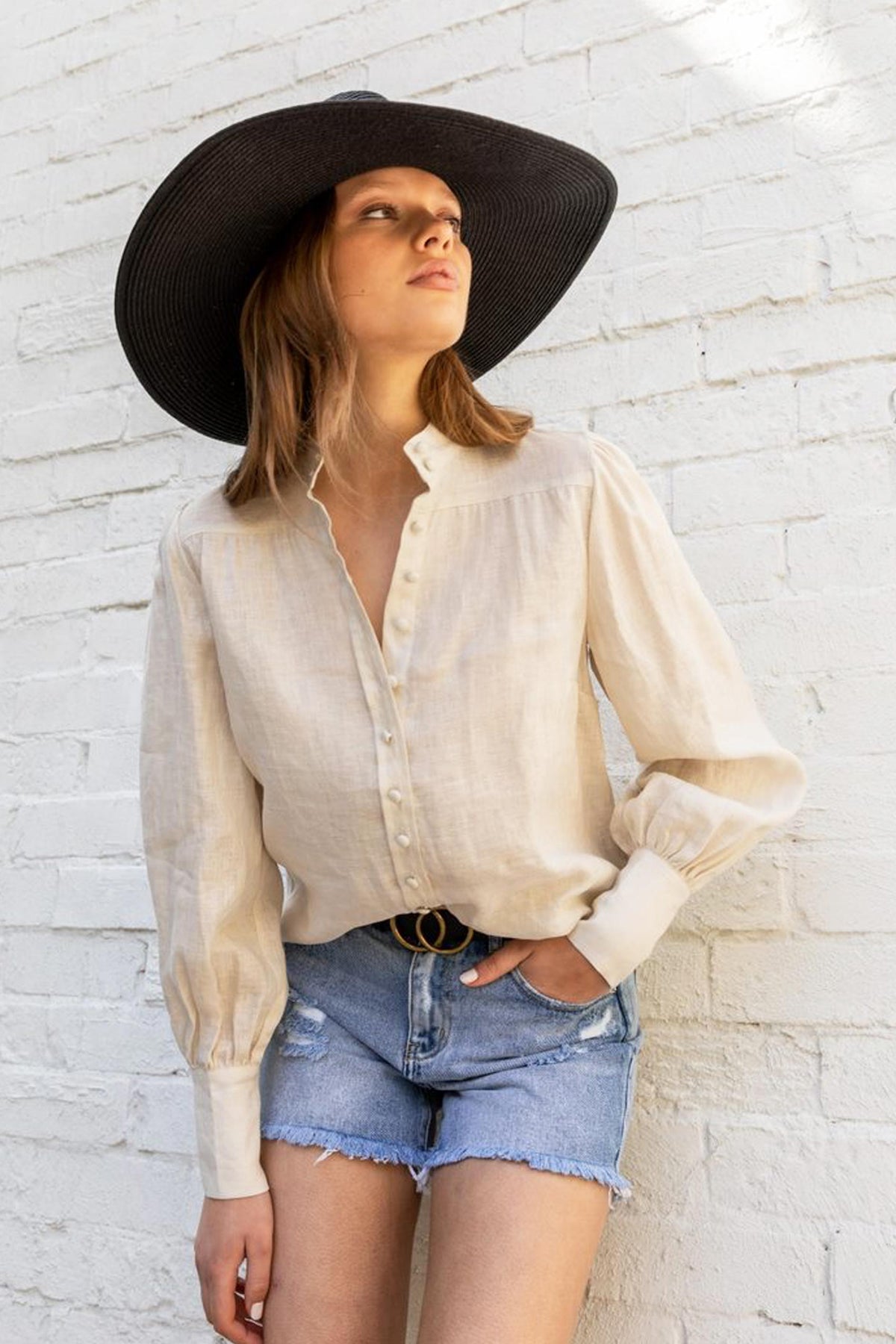 [TEST] Blake Collarless Shirt
