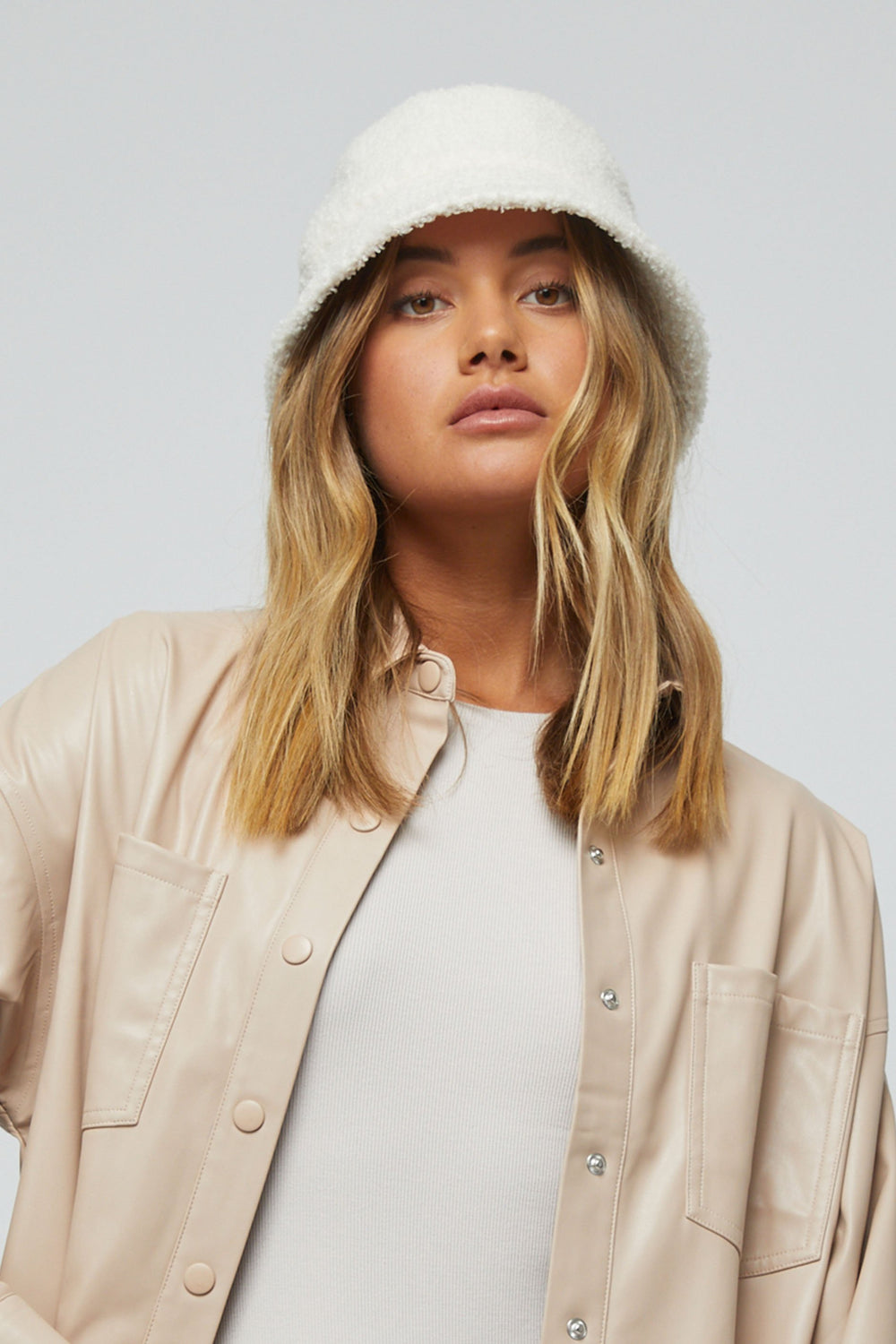 [TEST] Shearling Bucket Hat