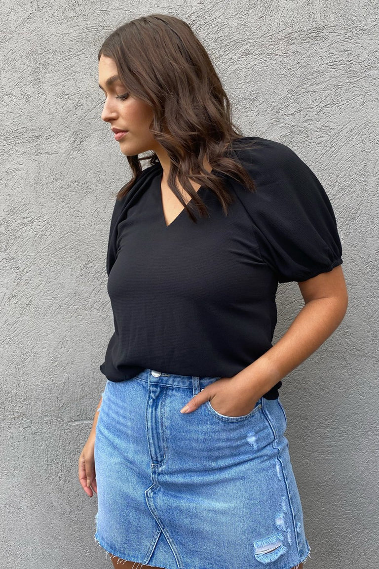 [TEST] Genevieve Puff Sleeve Top