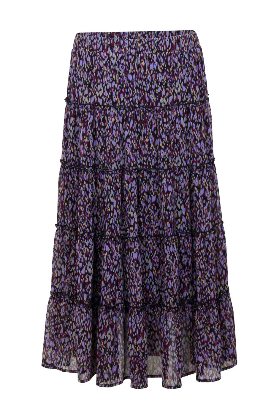 [TEST] Anna Ruffle Tiered Midi Skirt
