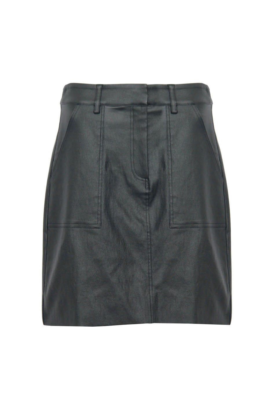 [TEST] Savannah PU Mini Skirt