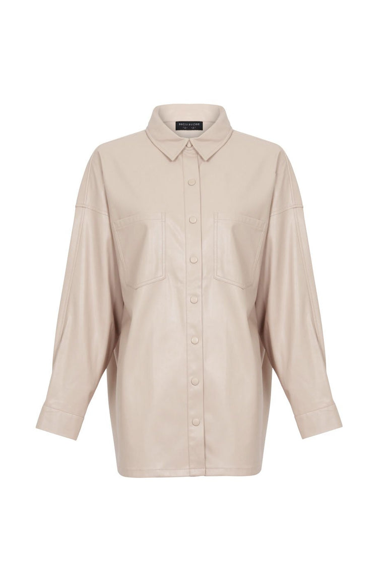 [TEST] Billie Oversized PU Shirt