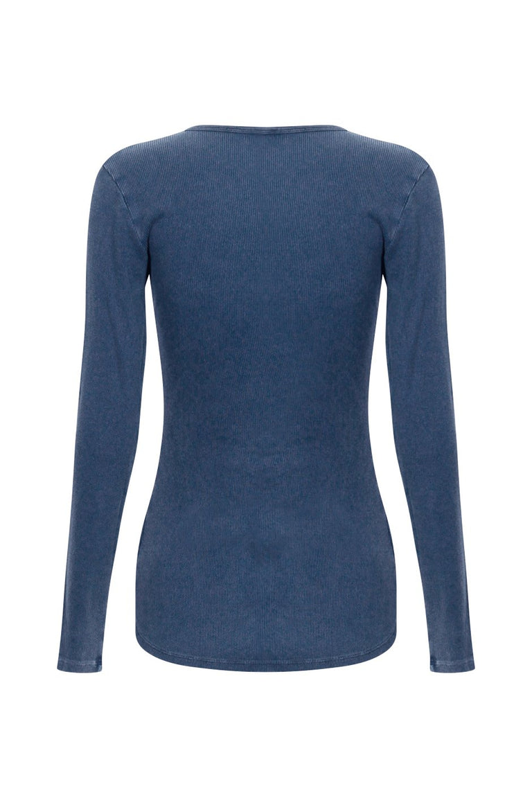 [TEST] Alexis Long Sleeve Rib Henley