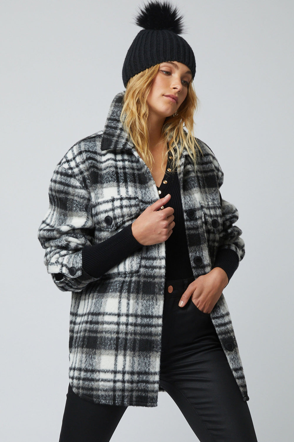 [TEST] Mia Check Shacket
