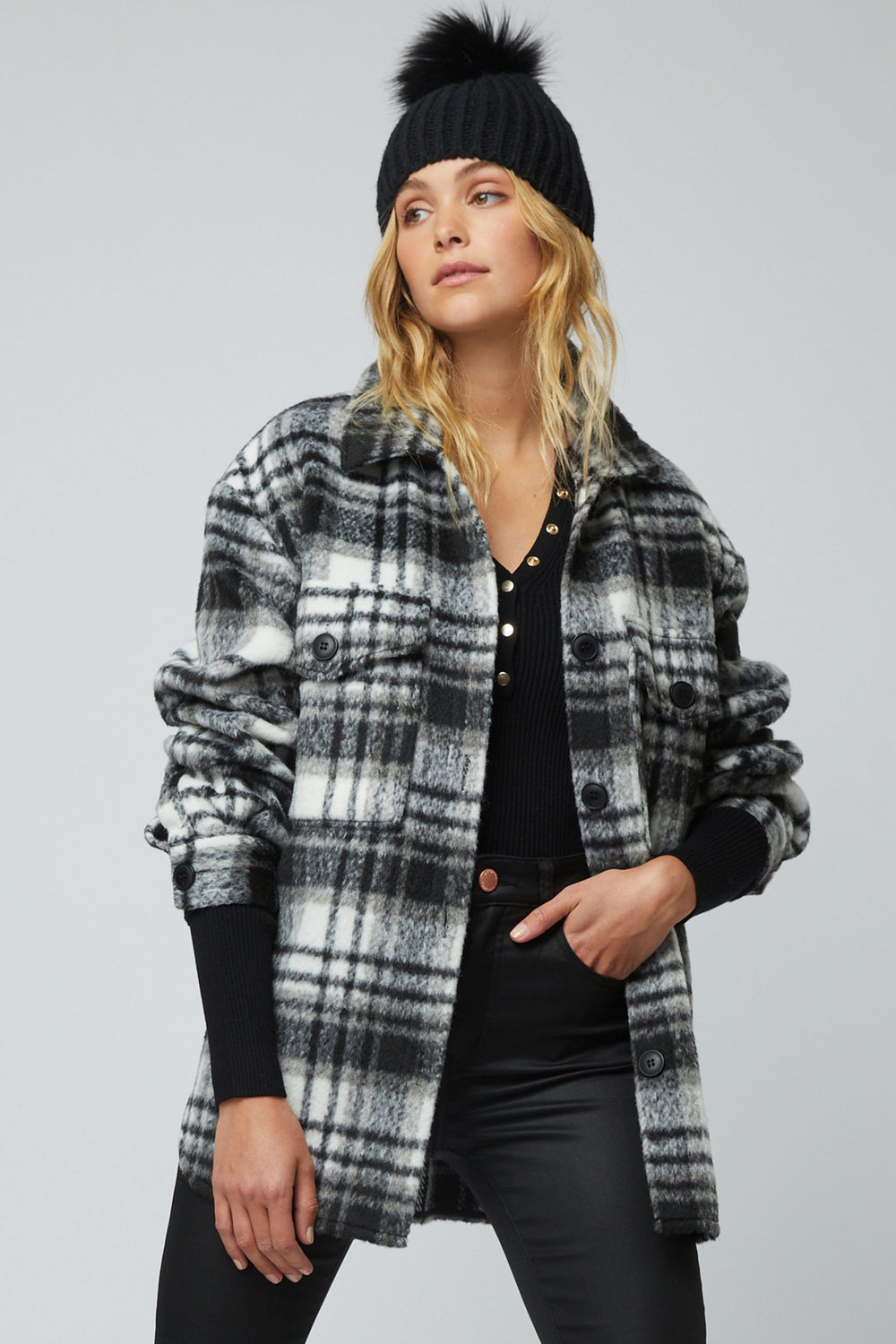 [TEST] Mia Check Shacket