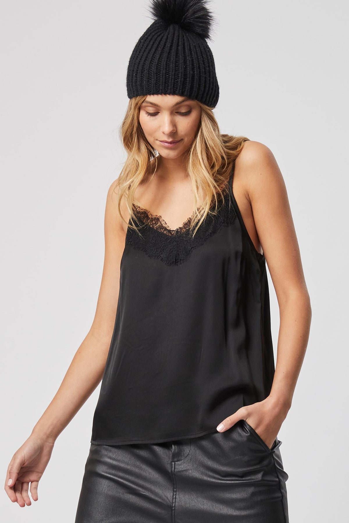 [TEST] Alison Lace Trim Cami