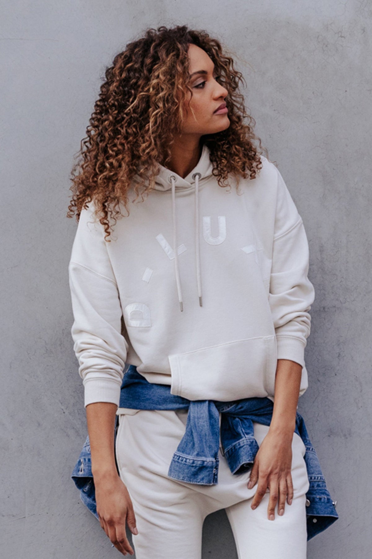 [TEST] D-Luxe Satin Applique Hoodie