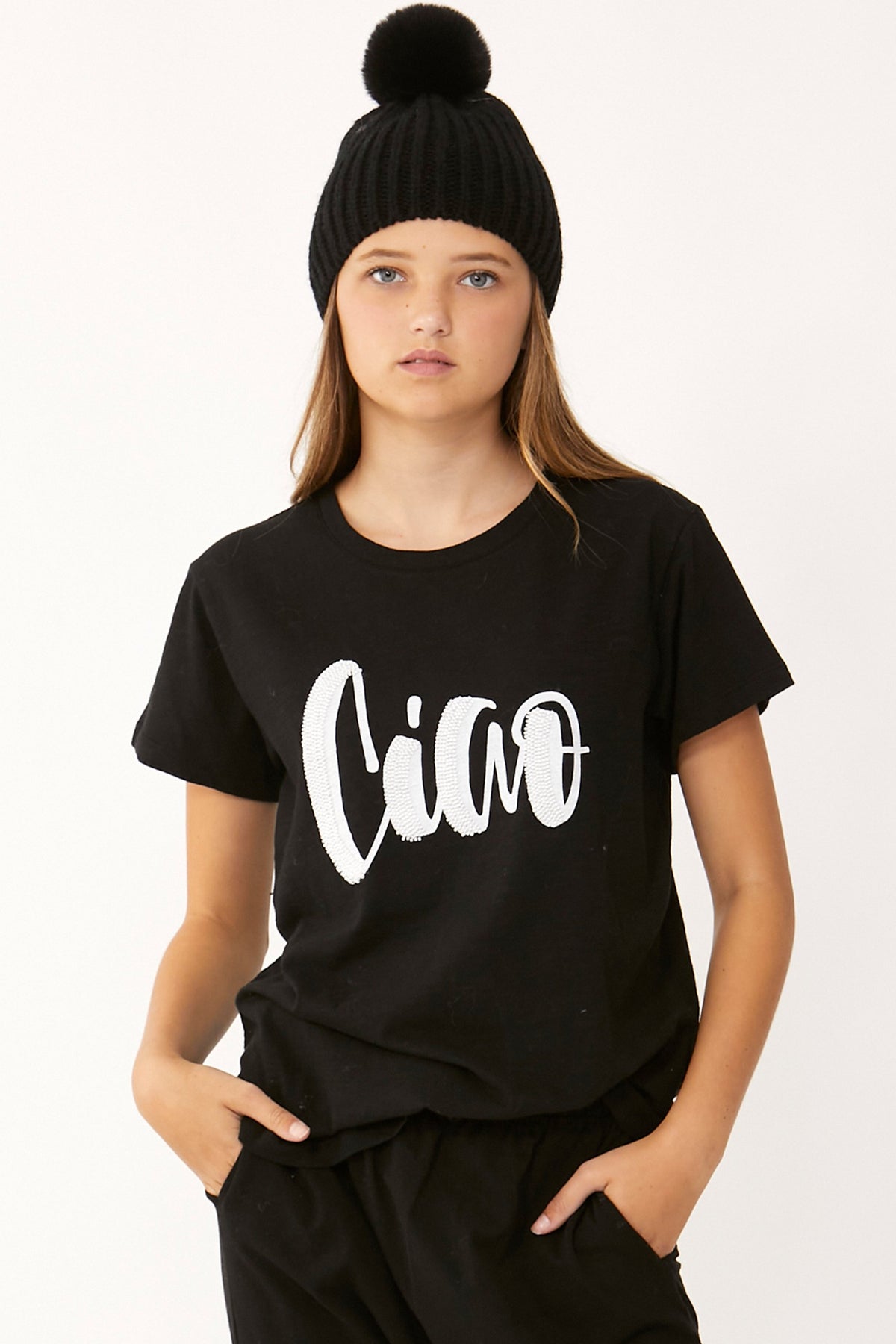 [TEST] Kids Ciao Beaded Tee