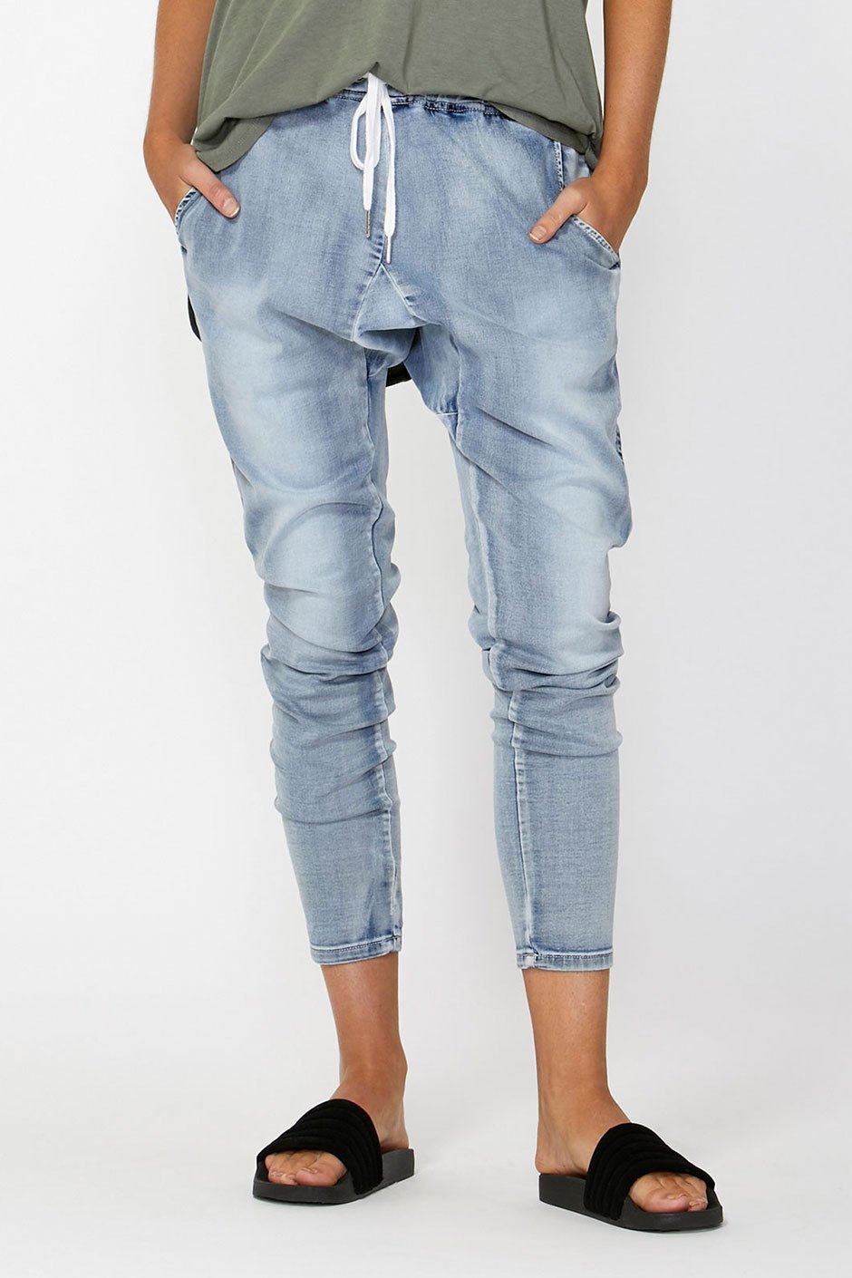 [TEST] Luxe Fleur Drop Crotch Jean