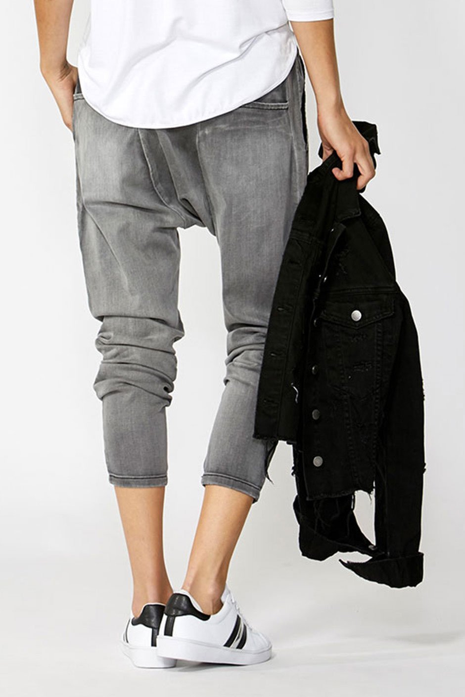 [TEST] Luxe Fleur Drop Crotch Jean