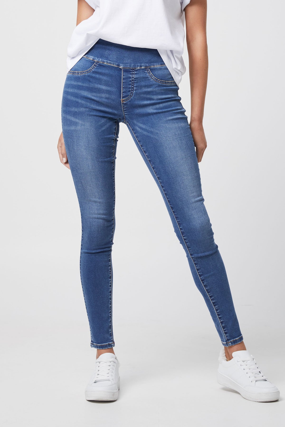 [TEST] Riley Mid Rise Skinny Jeans