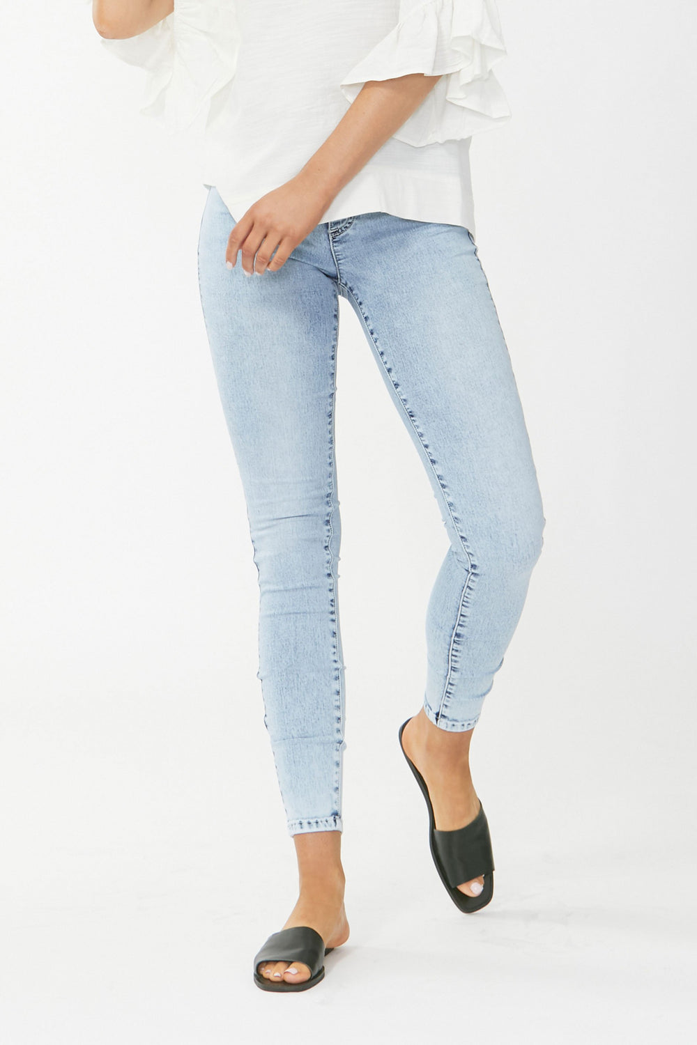 [TEST] Riley Mid Rise Skinny Jeans