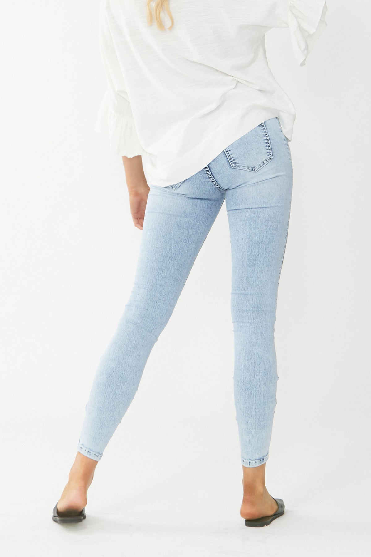 [TEST] Riley Mid Rise Skinny Jeans