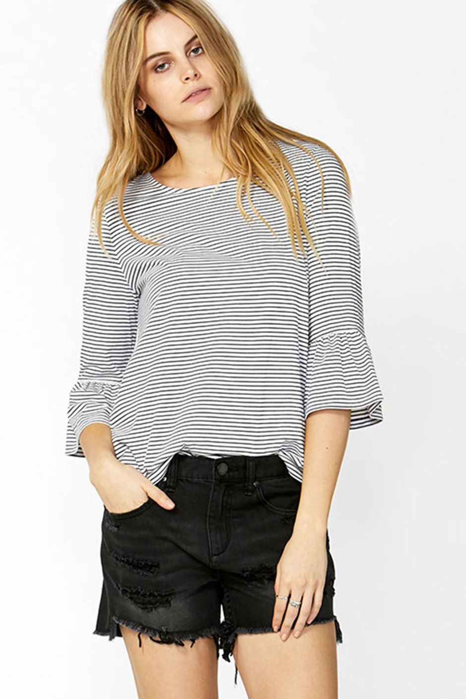 [TEST] Rye Gathered Sleeve Tee