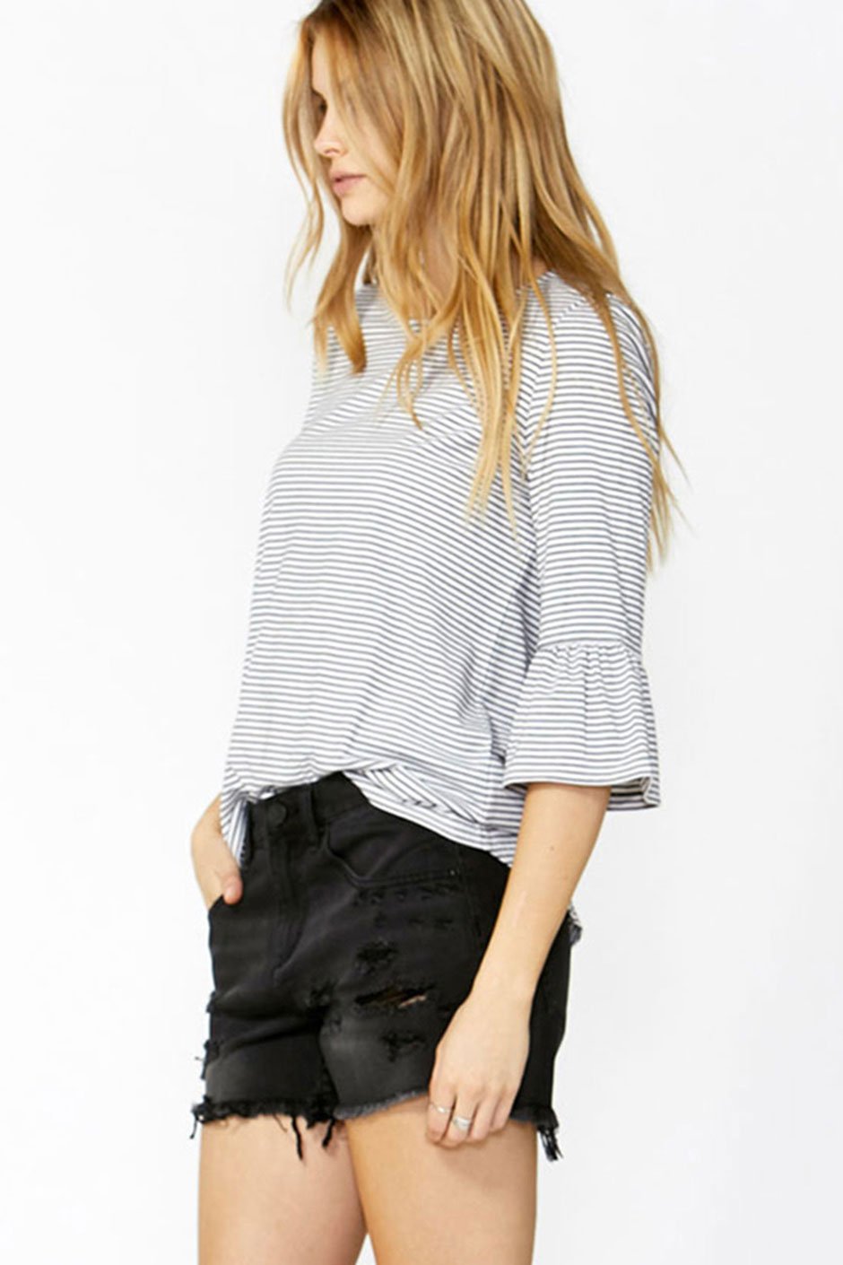 [TEST] Rye Gathered Sleeve Tee