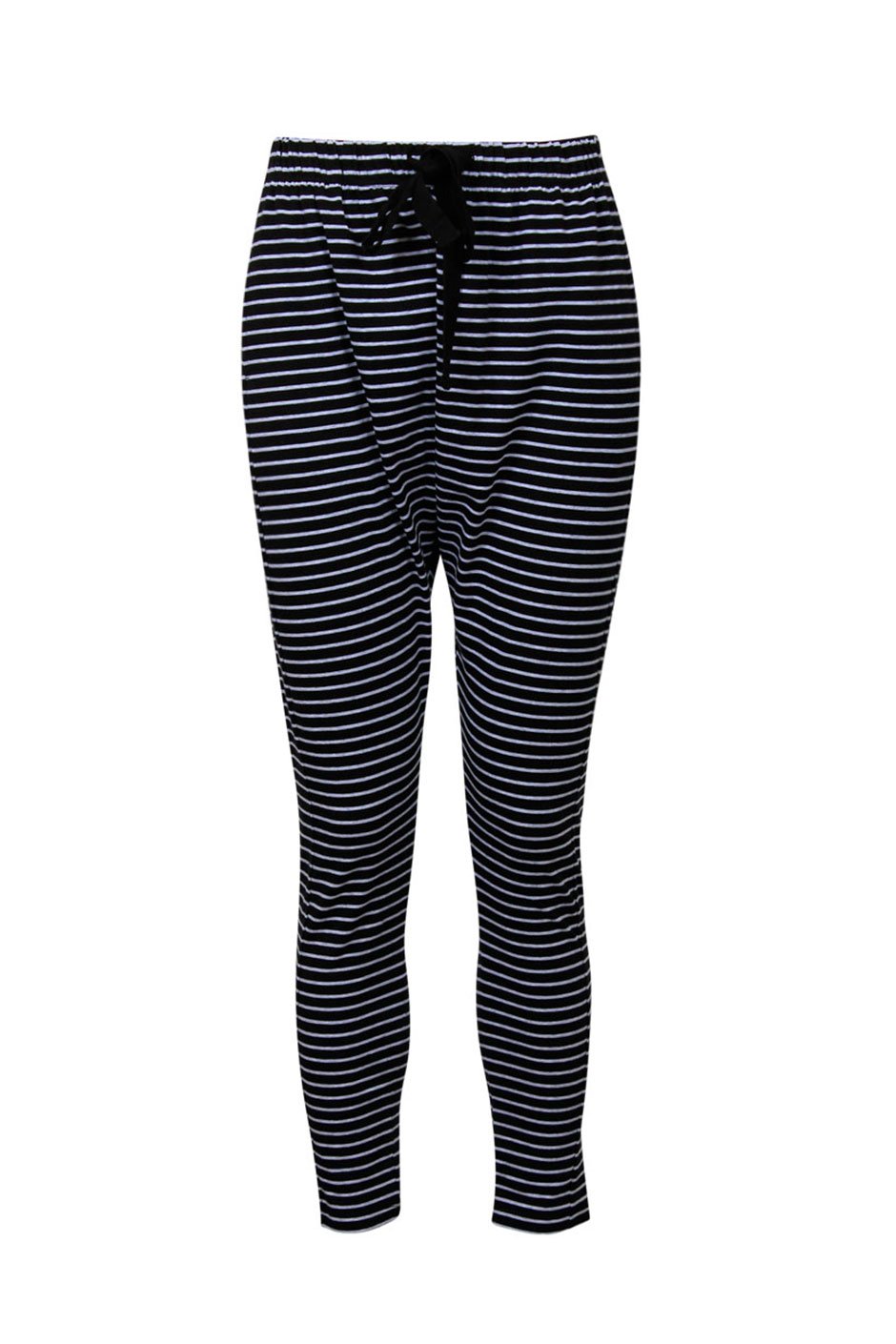 [TEST] Luxe Stripe Drop Crotch Pant