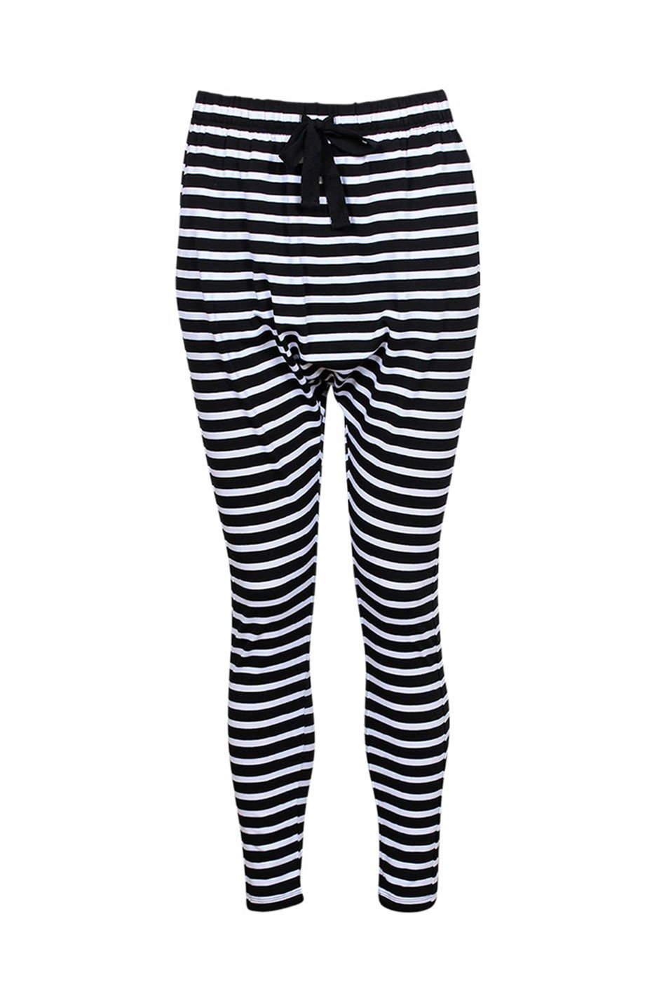 [TEST] Luxe Stripe Drop Crotch Pant