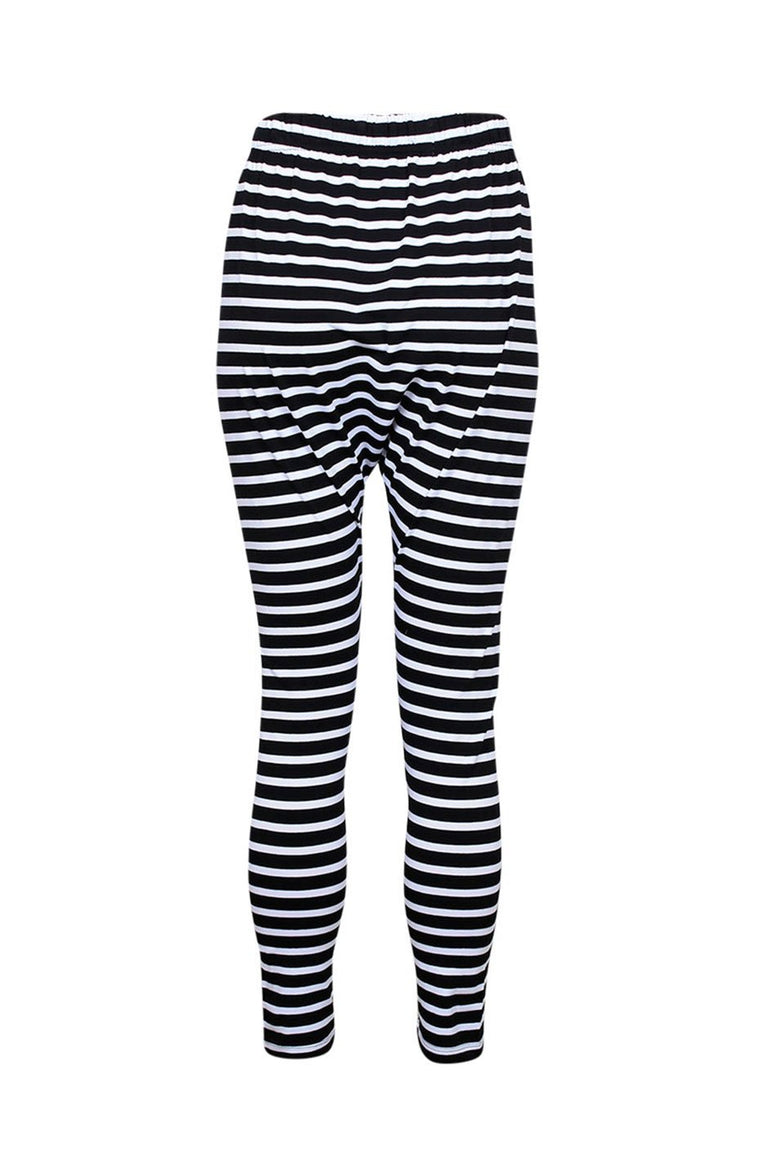 [TEST] Luxe Stripe Drop Crotch Pant