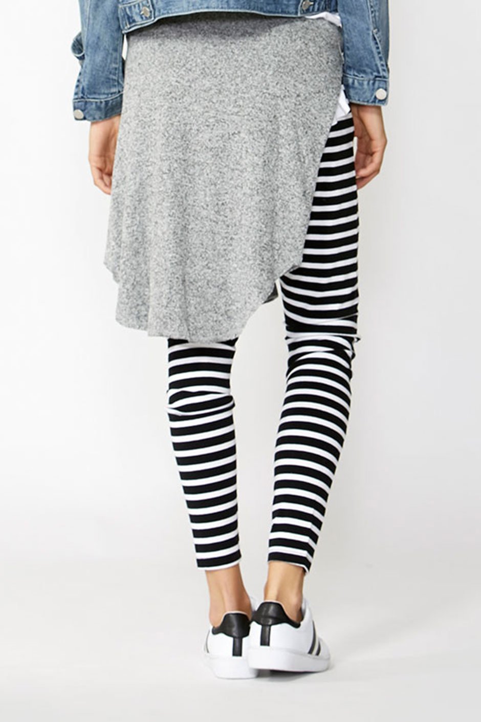 [TEST] Luxe Stripe Drop Crotch Pant
