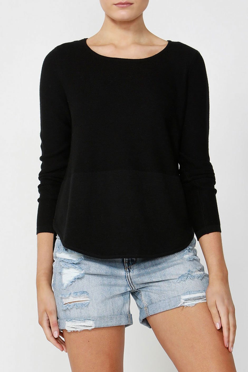 [TEST] Taylor Curved Hem Jumper