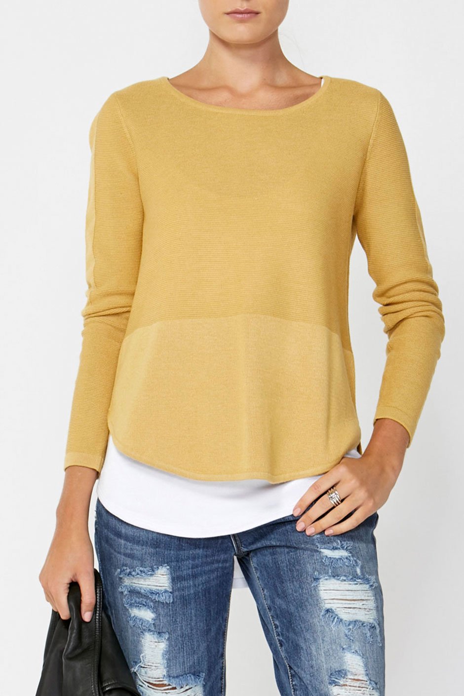 [TEST] Taylor Curved Hem Jumper