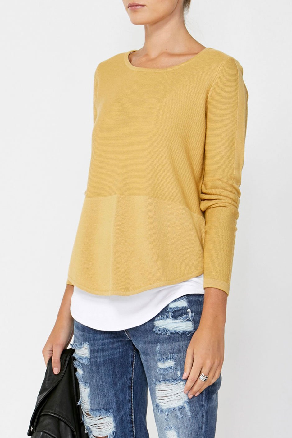 [TEST] Taylor Curved Hem Jumper