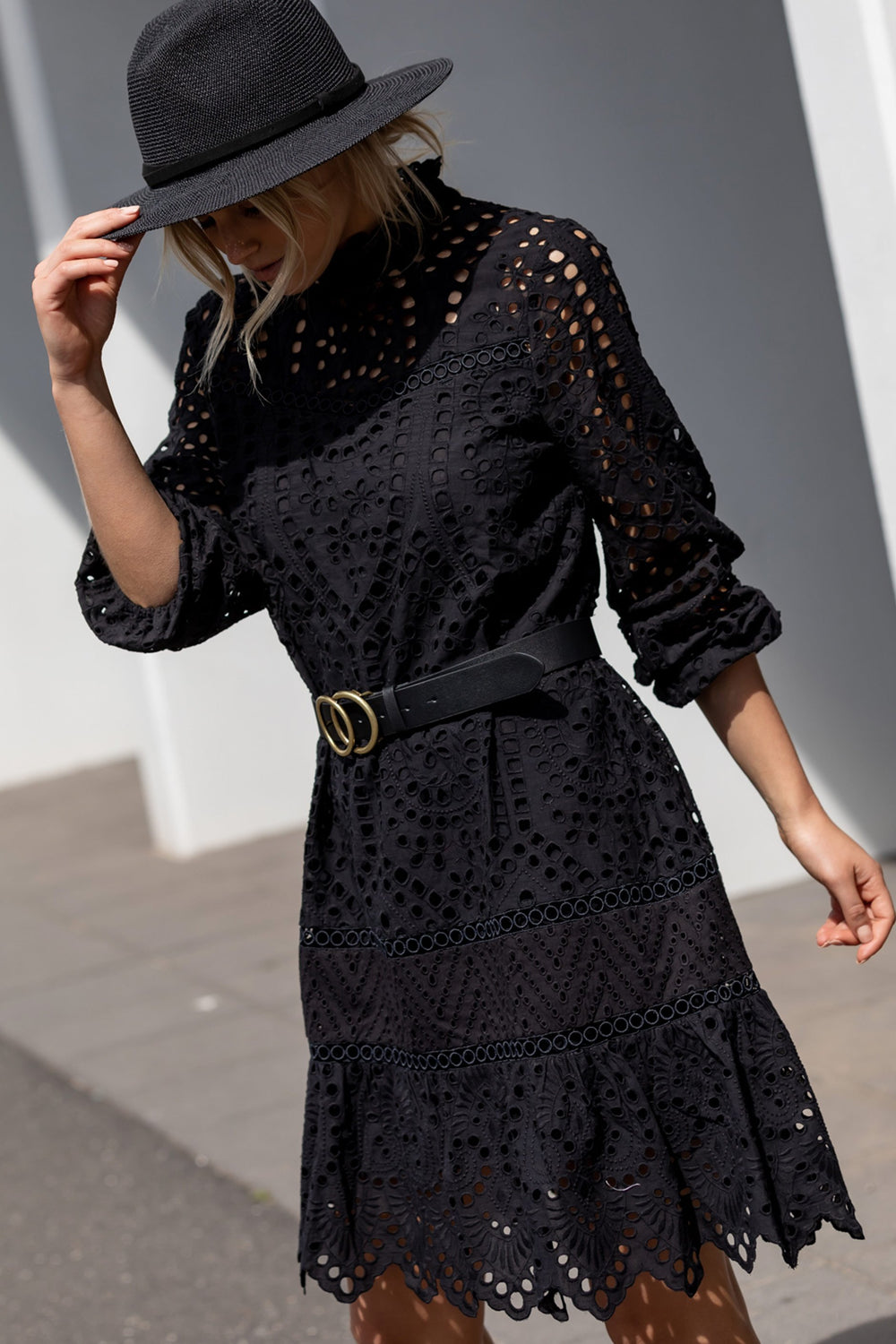 [TEST] Avery Broderie Smock Dress