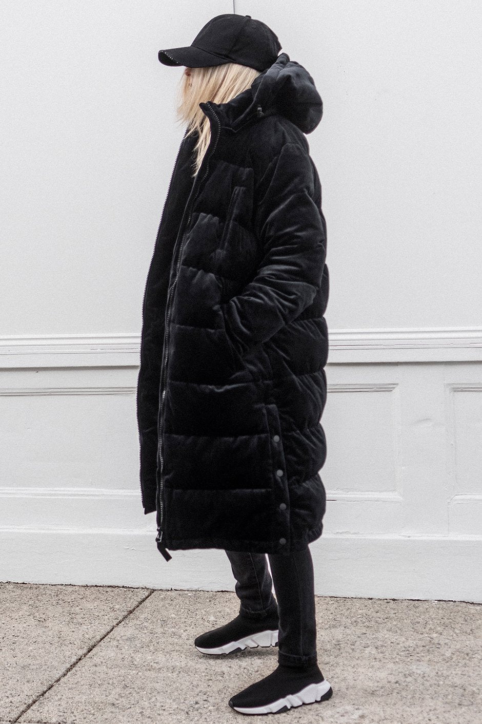 [TEST] D-Luxe Longline Velour Puffer