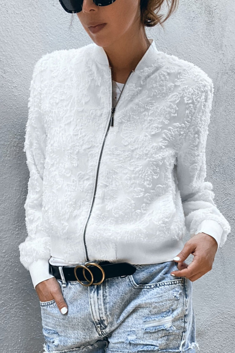 [TEST] Arabella Burnout Bomber Jacket