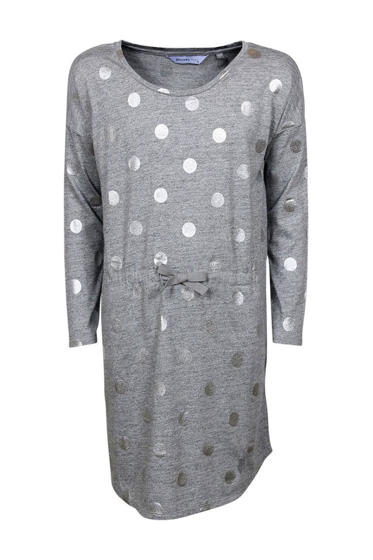 [TEST] Kids Metallic Spot L/S Dress