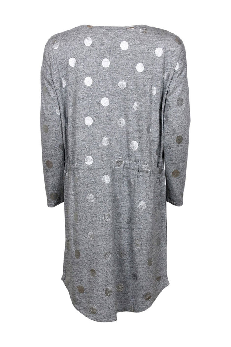 [TEST] Kids Metallic Spot L/S Dress