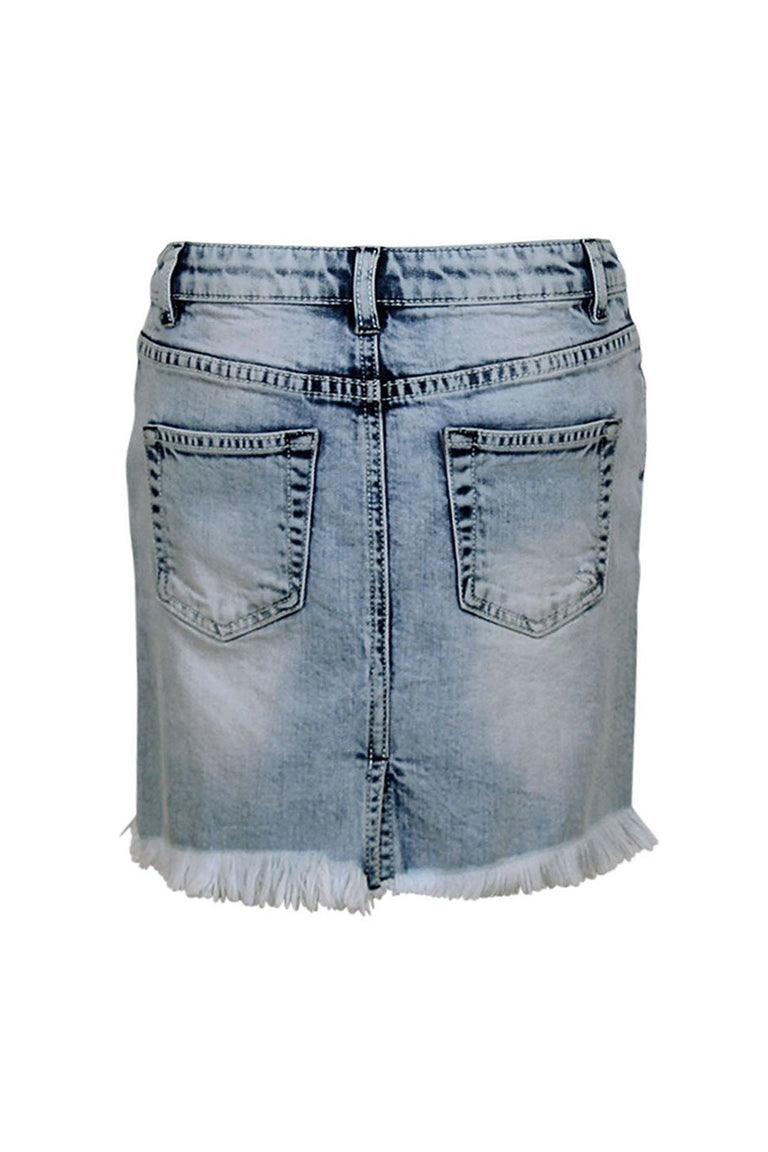 [TEST] Kids Denim Mini Skirt