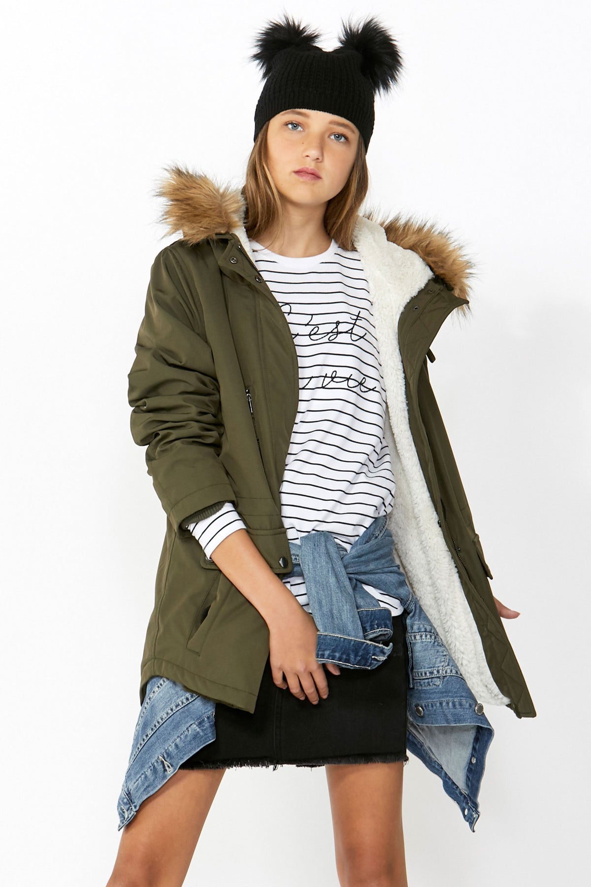 [TEST] Kids Denim Mini Skirt