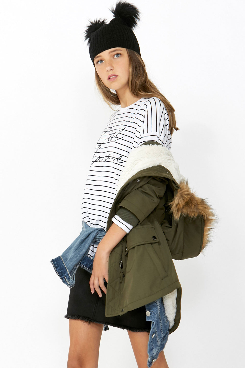 [TEST] Kids Denim Mini Skirt