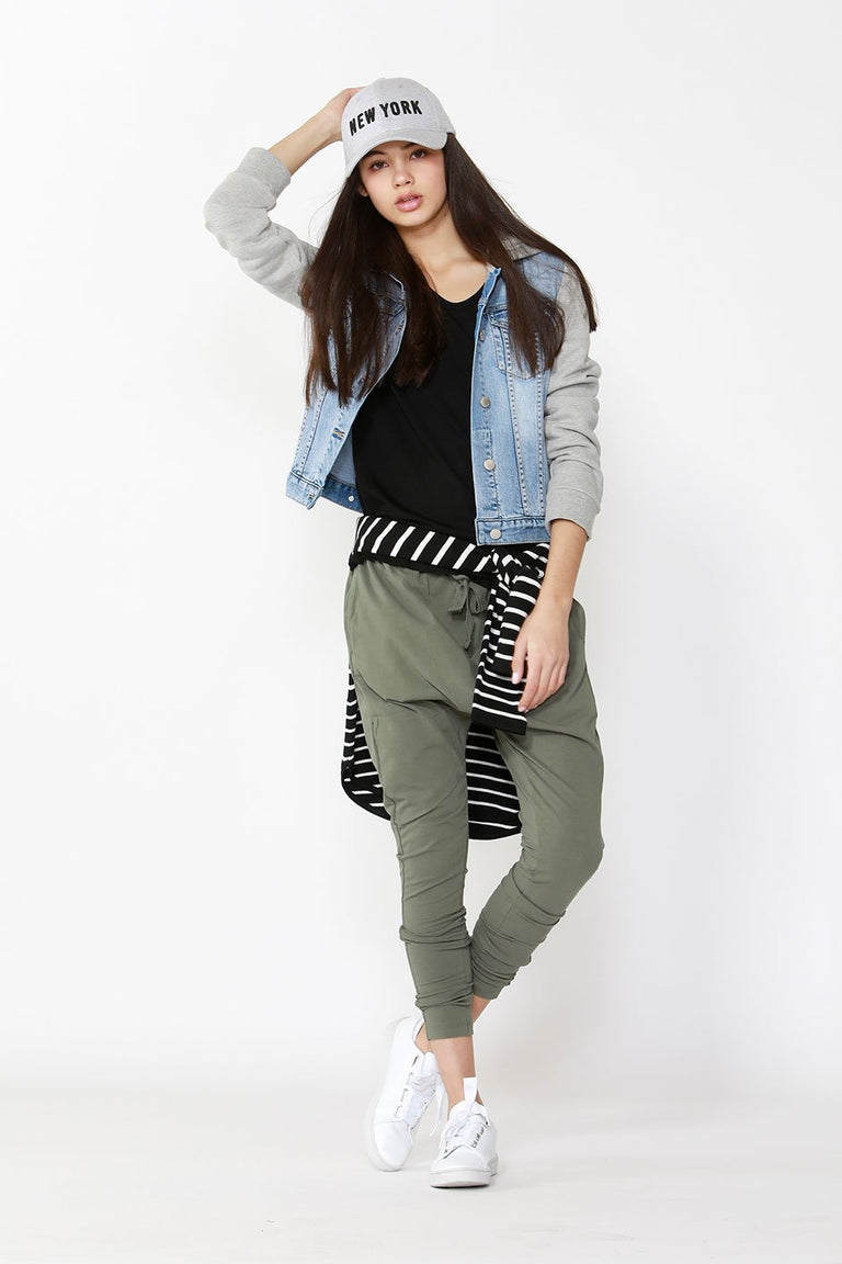 [TEST] Kids Jersey Drop Crotch Jogger