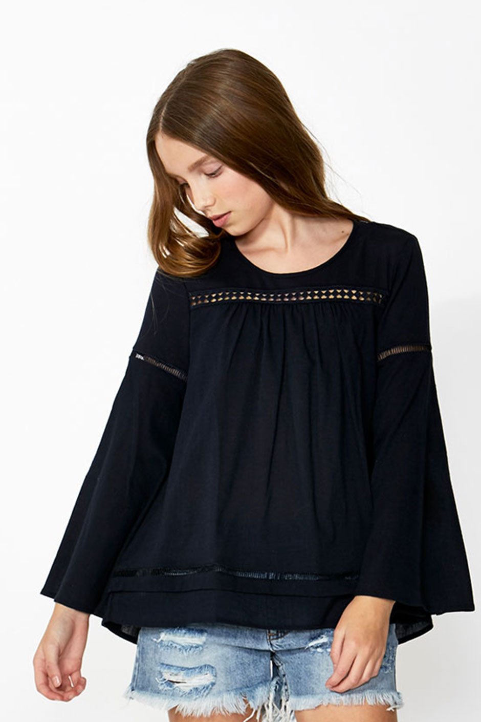 [TEST] Kids Bell Sleeve Top