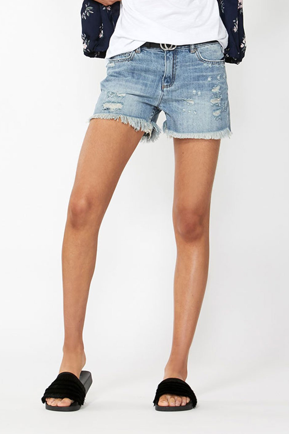 [TEST] Girls Distressed Denim Short