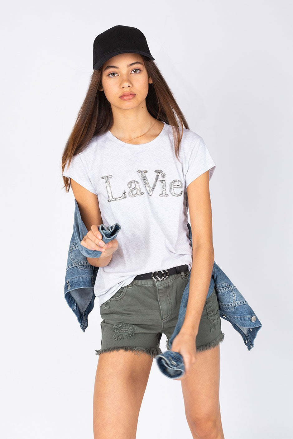 [TEST] Girls Distressed Denim Short
