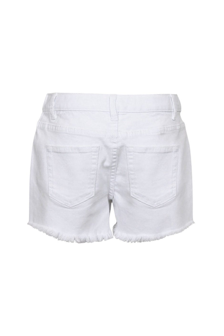 [TEST] Girls Distressed Denim Short