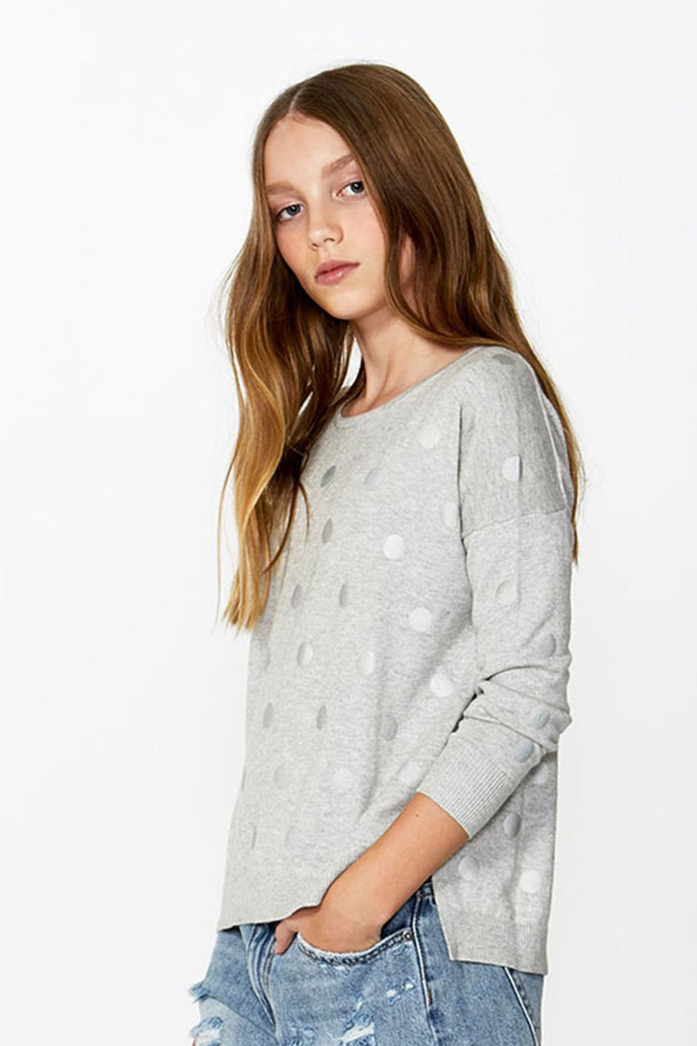 [TEST] Kids Metallic Spot Knit