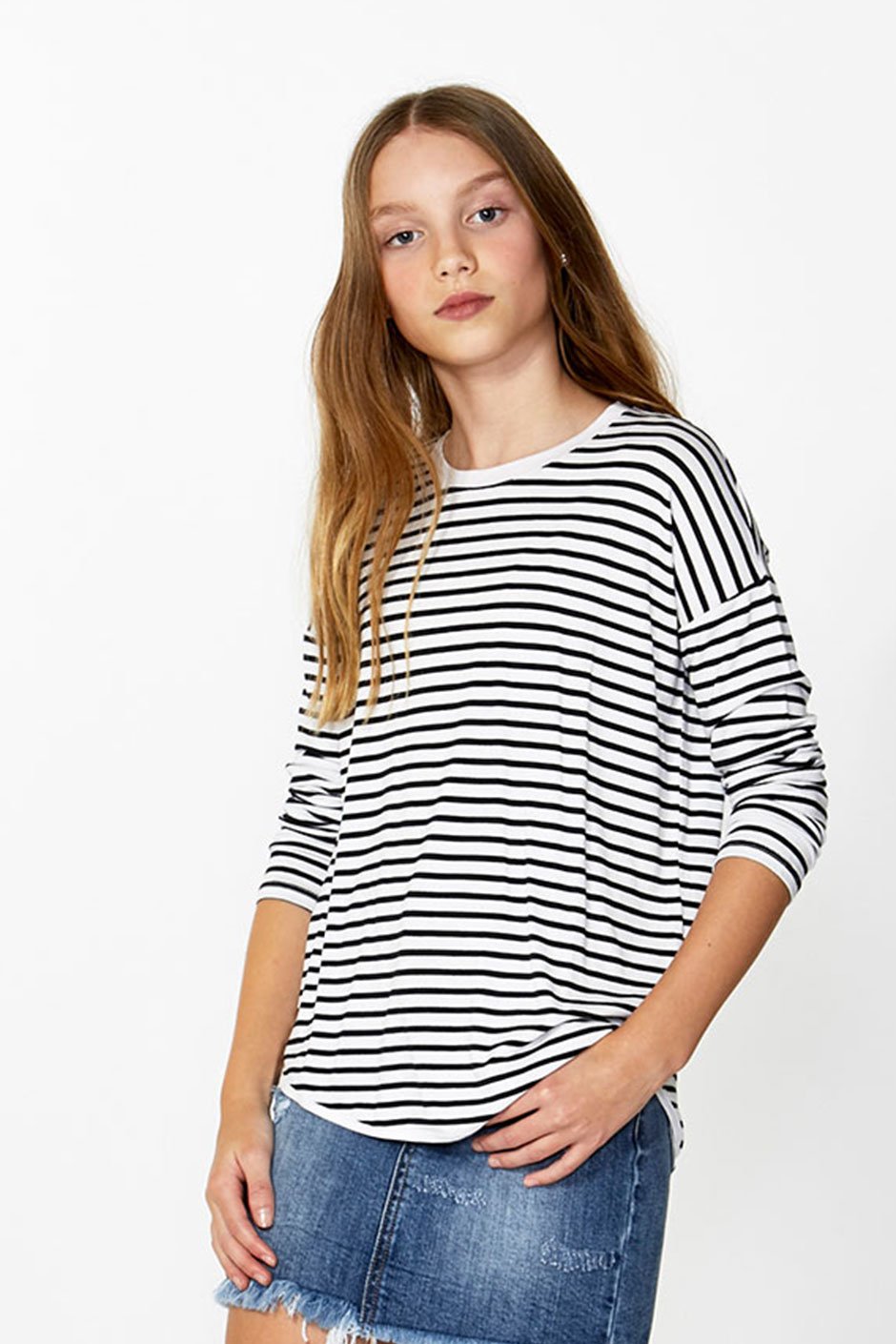 [TEST] Kids Jersey Stripe Top